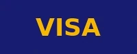 Visa accepted payment method logo at Winmate88